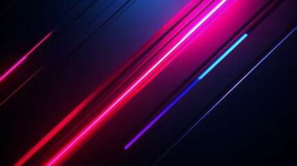 Neon Lights Abstract Background