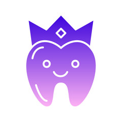 Wall Mural - tooth with crown