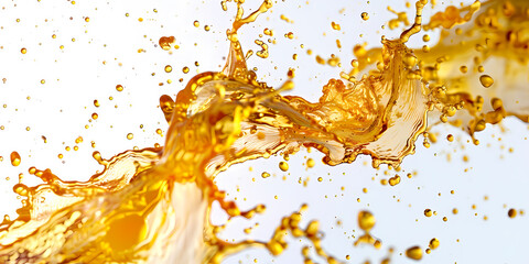 Canvas Print - orange juice splash