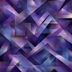 Wall Mural - abstract geometric blue and purple background