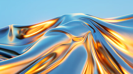 Poster - abstract background with waves