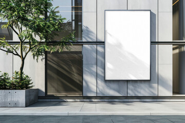 Wall Mural - PNG urban billboard mockup, transparent design