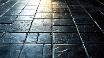 Poster - 3D Rendering of Sci Fi Tile Design