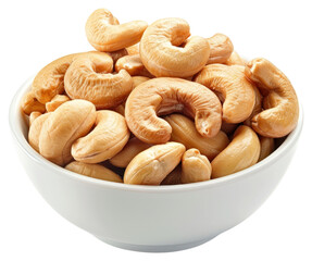 Wall Mural - PNG Healthy roasted cashew nuts bowl