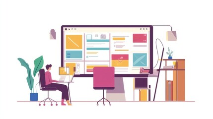 Website designer Creative planning application development draft sketch drawing template layout framework design studio . User experience design https www. Web page design concept
