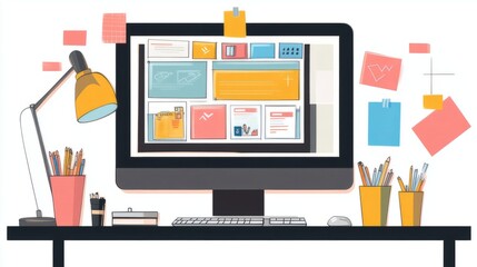 Website designer Creative planning application development draft sketch drawing template layout framework design studio . User experience design https www. Web page design concept