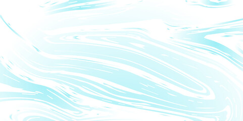 Wall Mural - abstract pattern white and blue marble texture and background. liquify swirl blue and white color ar