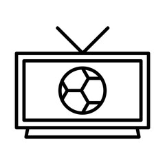 Canvas Print - 3337-Soccer tv