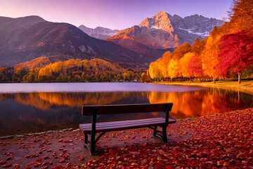 Wall Mural - autumn in the mountains