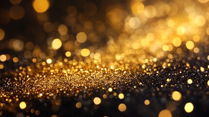 Poster - Golden Bokeh Abstract Background