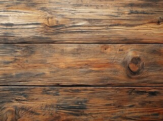 Wooden plank texture with natural grain and dark brown tones Generative AI