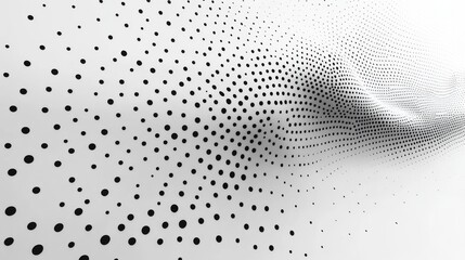 Wall Mural - Abstract Dotted Gradient Pattern