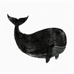 Sticker - Whale art animal mammal.