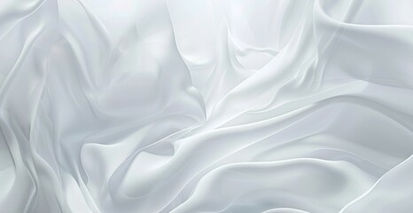 Canvas Print - White Fabric Texture