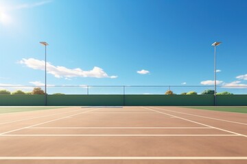 Wall Mural - Sports outdoors tennis architecture.