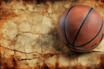 Grunge Basketball Background