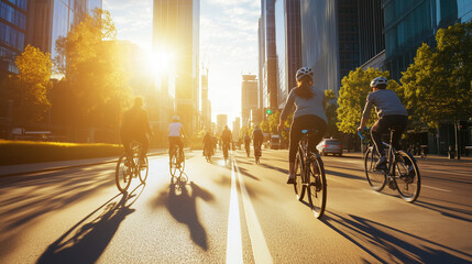 Canvas Print - cyclist