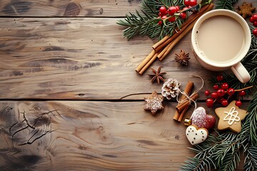 a cup of coffee with latte art in the shape of a heart on a wooden table