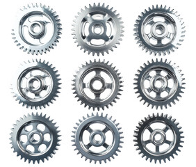 Shiny Silver Gears