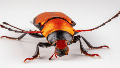 isolated white background Beetle 