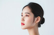 © kora studio - light make up young teen asian model studio portrait photo with white background great for cosmetics and spa  advertisement