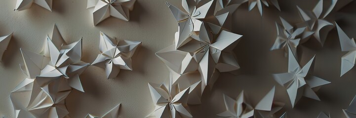 Canvas Print - origami paper background