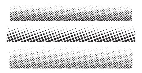 Poster - Set of retro comic pop art backdrop with halftone dots design. gradient halftone dots backgrounds. halftone dots pattern