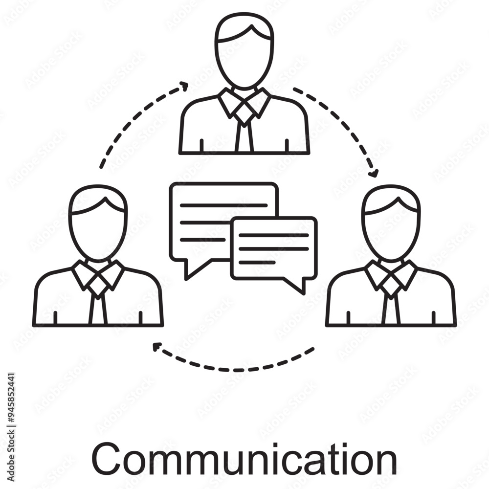 Communication icon, Effective Communication Tools for Seamless Interaction icon, Connecting People with Advanced Communication Technologies icon