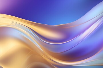 Wall Mural - wavy abstract gold foil hologram backgrounds pattern purple.