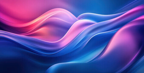 Canvas Print - Abstract Wavy Background.