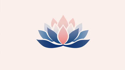 Poster - Simple lotus illustration