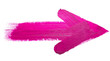 © ArtPixel-Portfolio - Vibrant pink brush stroke arrow pointing right on a transparent background