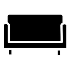 Wall Mural - Sofa Soft Furniture Glyph Icon