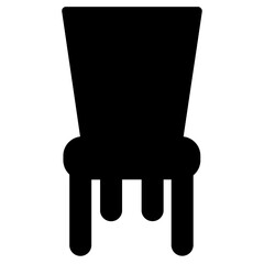 Poster - Interior Chair Home Glyph Icon