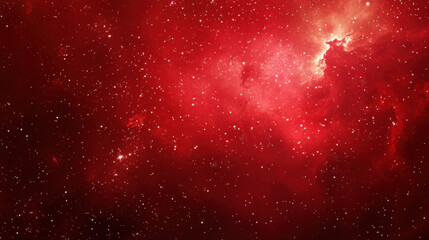 Poster - Red Nebula Stars.