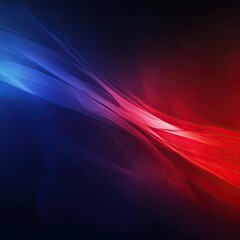 Wall Mural - dynamic abstract background featuring flowing blue and red waves, ideal for creative projects and di