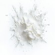 © Zaleman - The image shows a white sugar explosion on a black background with an isolated transparent PNG file.