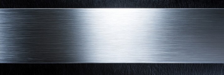 Stainless steel or aluminium brushed shiny metal texture. Abstract metallic background for design