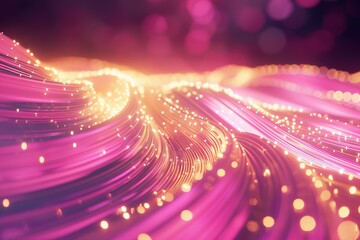 Cosmetic Rush: Vertical Pink & Gold Glowing Abstract abstract background with gold pink color glowing moving high speed line and wave and bokeh lights vertical to vertical