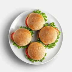 Sticker - Slider Trio: Mini Burger Variety Plate