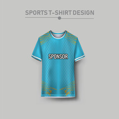 Sticker - Soccer jersey design for sublimation
Front back tshirt design. Sports design for football, racing, cycling, gaming jersey vector.