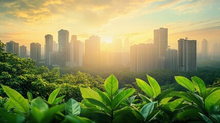 Wall Mural - Strategizing Sustainable Futures: Business Leaders Crafting Emissions Reduction Plans for Environmental Well-being