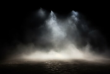 Aufkleber - Stage with Fog and Spotlights