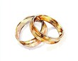 © Mark - Watercolor style wedding rings isolated on a white background.
