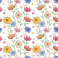 Poster - Flowers pattern1321