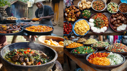 Wall Mural - spices on the market