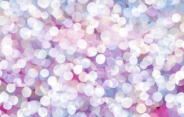 Wall Mural - The bokeh circles are colorless and without a background. They can be used for frames, borders, textures, background elements, and clipart.