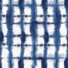 Sticker - Shibori pattern png on indigo blue  transparent background