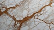 © Kasper - Intricate light-brown veins meander across a polished, white marble surface