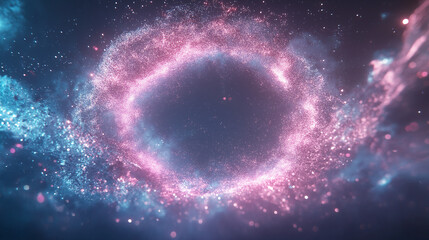 quantic multiverse made of one planet repeatedly in colorful style of antman spiderverse, golden num